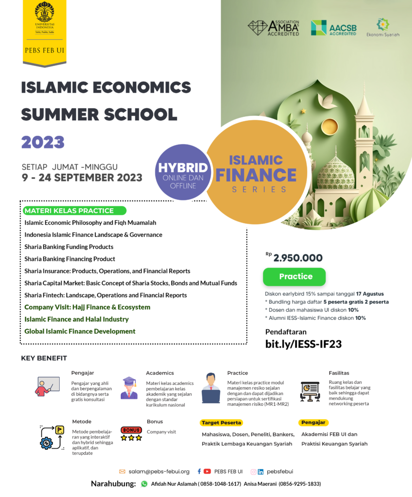 Kelas Practice - Islamic Economics Summer School 2023 Islamic Finance