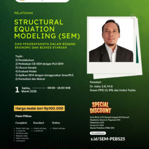 Pelatihan Structural Equation Modelling (SEM) dan Penerapannya dalam Bidang Ekonomi dan Bisnis Syariah